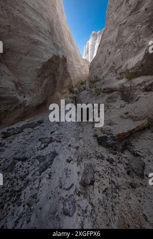 Zone minière de pierre ponce sur l'île de Lipari, Italie Banque D'Images