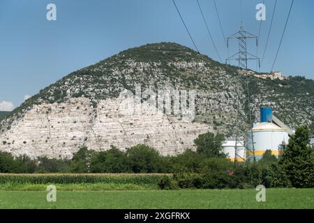 Carrière de marbre Cava Ventura à Rezzato, province de Brescia, Lombardie, Italie © Wojciech Strozyk / Alamy Stock photo Banque D'Images