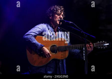 Jack Savoretti - Miss Italia Tour concert live à Villa Arconati - Bollate, Milan, Italie 08 juillet 2024 © Giorgia de Dato Banque D'Images