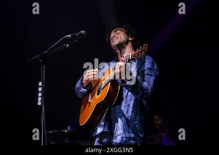 Jack Savoretti - Miss Italia Tour concert live à Villa Arconati - Bollate, Milan, Italie 08 juillet 2024 © Giorgia de Dato Banque D'Images