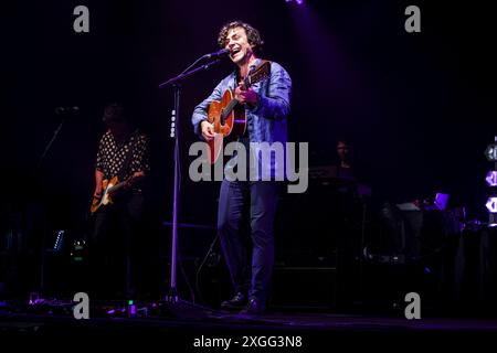 Jack Savoretti - Miss Italia Tour concert live à Villa Arconati - Bollate, Milan, Italie 08 juillet 2024 © Giorgia de Dato Banque D'Images