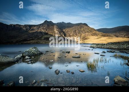 Llyn Idwal, Snowdonia (Eryri), pays de Galles du Nord, Royaume-Uni, Europe Banque D'Images