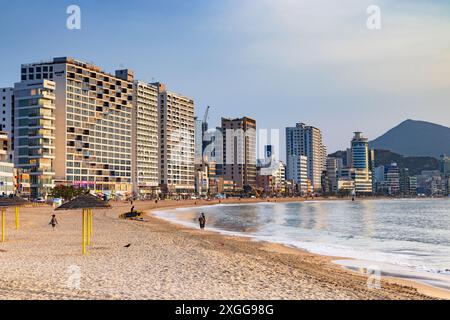 Plage de Gwangalli, Busan, Corée du Sud, Asie Banque D'Images