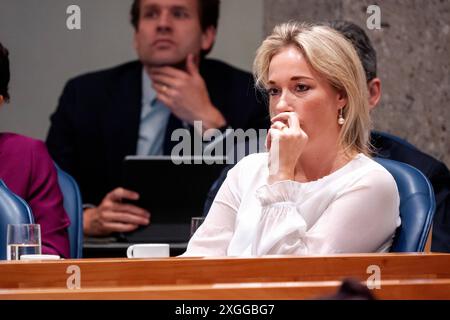 2024-07-03 Dutch Tweede Kamer débat en plénière DEN HAAG, PAYS-BAS - 3 JUILLET: Staatssecretaris Ingrid Coenradie lors du débat plénier à la Tweede Kamer le 3 juillet 2024 à Den Haag, pays-Bas Den Haag Tweede Kamer pays-Bas contenu non disponible pour redistribution aux pays-Bas directement ou indirectement par des tiers. Droit d'auteur : xJohnxBeckmannx Banque D'Images