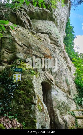 Renards Knob à Hawkstone Follies, Hawkstone Park, Weston-under-Redcastle, Shrewsbury, Shropshire Banque D'Images