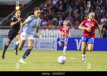 Salma Paralluelo, de l'Espagne, lors de la Coupe du monde féminine U-20 de la FIFA, Costa Rica, contre Espagne, le 13 août 2022 Banque D'Images