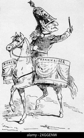 Wagner, Richard, 22.5.1813 - 13.2.1883, compositeur et auteur allemand, LE DROIT D'AUTEUR DE L'ARTISTE NE DOIT PAS ÊTRE AUTORISÉ Banque D'Images