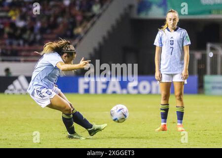 Inma Gabarro, de l'Espagne, lors de la Coupe du monde féminine U-20 de la FIFA, Costa Rica, match Costa Rica contre Espagne, le 13 août 2022 Banque D'Images