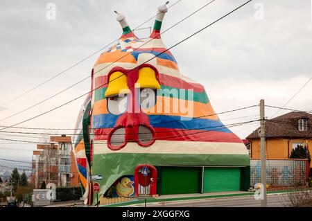 L'insolite insolite Snail House à Sofia Bulgarie, Europe de l'est, Balkans, UE Banque D'Images
