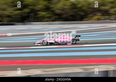 F4 Espagne 2024 au Castellet, FRANCE, 07/07/2024 Florent 'MrCrash' B. Banque D'Images