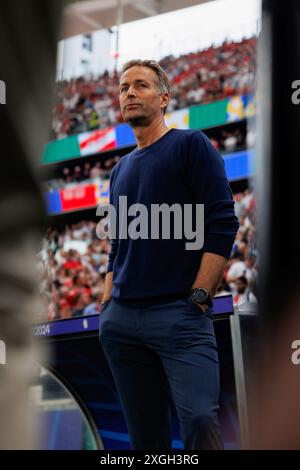 Francfort, Allemagne. 20 juin 2024. Kasper Hjulmand (entraîneur du Danemark) vu lors du match UEFA Euro 2024 entre les équipes nationales du Danemark et de l'Angleterre à Deutsche Bank Park final score ; Danemark 1:1 Angleterre crédit : SOPA images Limited/Alamy Live News Banque D'Images