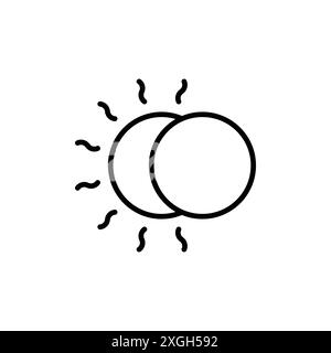 Collection d'ensembles de logos vectoriels d'icônes Eclipse ou groupe de packs groupés Illustration de Vecteur