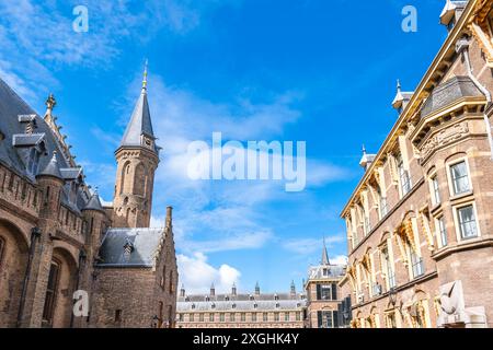 Le Ridderzaal, salle des chevaliers, le bâtiment principal de Binnenhof à la Haye, pays-Bas Banque D'Images