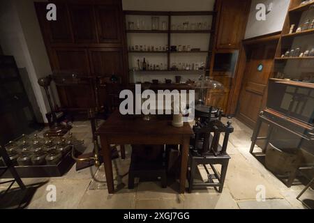 Le laboratoire magnétique préservé de Michael Faraday à la Royal institution de Londres Banque D'Images