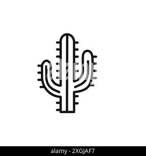 Collection de logo vectoriel d'icône cactus pour l'interface utilisateur de l'application Web Illustration de Vecteur