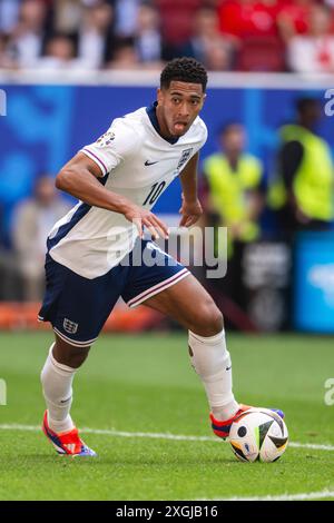 Jude Bellingham (Angleterre) lors du match UEFA Euro Allemagne 2024 entre Angleterre 6-4 Suisse à Dusseldorf Arena le 06 juillet 2024 à Dusseldorf, Allemagne. Crédit : Maurizio Borsari/AFLO/Alamy Live News Banque D'Images