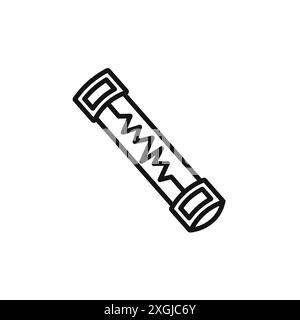 Collection d'ensemble de logo de vecteur d'icône de fusible électrique pour l'interface utilisateur d'application Web Illustration de Vecteur