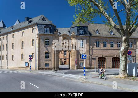 Europe, Luxembourg, Echternach, Lycée Classique d'Echternach (bâtiment de l'école secondaire) Banque D'Images