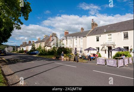 Plough Hotel, Town Yetholm, Scottish Borders, porte d'entrée des Cheviots. Écosse, Royaume-Uni Banque D'Images
