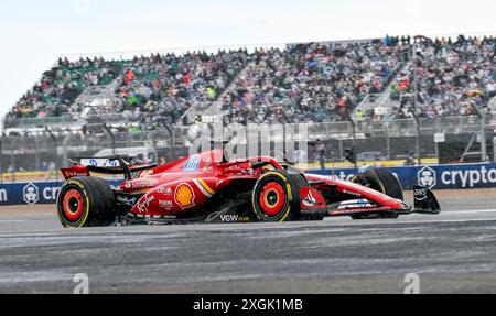 Towcester, Royaume-Uni. 07 juillet 2024. Charles Leclerc, Ferrari, lors du Grand Prix de Grande-Bretagne de formule 1 Qatar Airways à Silverstone, Towcester, Northamptonshire, Royaume-Uni. Crédit : LFP/Alamy Live News Banque D'Images