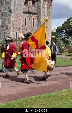 Reconstitution de la rébellion de Monmouth Banque D'Images