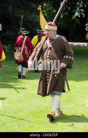 Reconstitution de la rébellion de Monmouth Banque D'Images