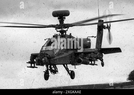 Hélicoptère Apache AH-64 Army Air corps. Banque D'Images