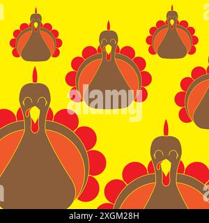 Bonne illustration de fond de Thanksgiving. Affiche de typographie dessinée à la main. Texte, icône ou badge de célébration. Papier peint vectoriel. Illustration de Vecteur
