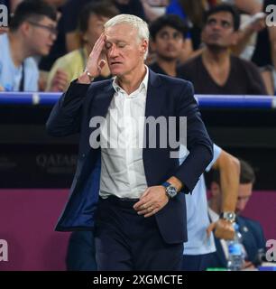 09 juil. 2024 - Espagne v France - Championnats de l'UEFA Euro 2024 - demi-finale - Munich. Responsable France Didier Deschamps. Image : Mark pain / Alamy Live News Banque D'Images