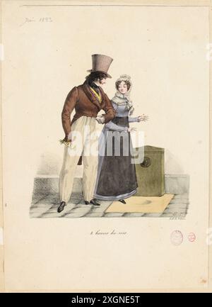 Scheffer, Jean, Gabriel (dessinateur-lithographe) | Villain, Jean-François (imprimeur-lithographe) Banque D'Images