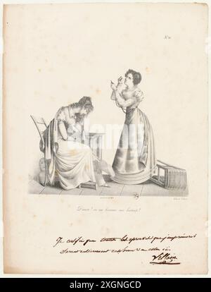 Scheffer, Jean, Gabriel (dessinateur-lithographe) | Villain, Jean-François (imprimeur-lithographe) Banque D'Images