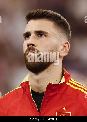 MUNICH - Espagne le gardien de but Unai Simon lors de la demi-finale de l'UEFA EURO 2024 entre l'Espagne et la France au Munich Football Arena le 9 juillet 2024 à Munich, Allemagne. ANP | Hollandse Hoogte | Maurice van Steen Banque D'Images