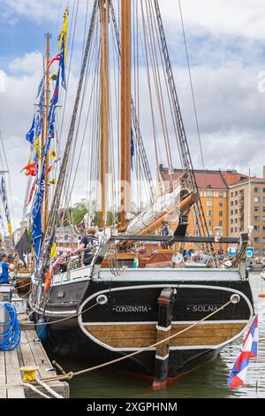 Les Tall Ships courent 2024 Helsinki. Constantia Banque D'Images