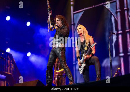 2024-06-08 Norje, Suède : le groupe Alice Cooper se produit au Sweden Rock Festival, Suède . (Photo de Lennart Håård | HaardRockPhotography) Banque D'Images