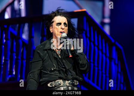 2024-06-08 Norje, Suède : le groupe Alice Cooper se produit au Sweden Rock Festival, Suède . (Photo de Lennart Håård | HaardRockPhotography) Banque D'Images