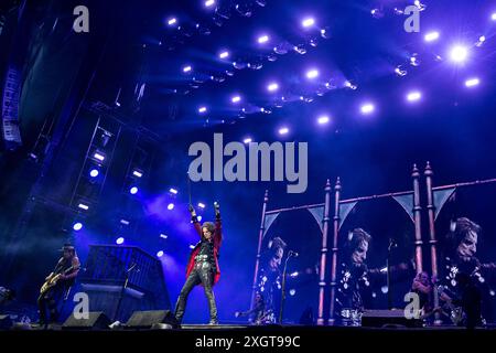 2024-06-08 Norje, Suède : le groupe Alice Cooper se produit au Sweden Rock Festival, Suède . (Photo de Lennart Håård | HaardRockPhotography) Banque D'Images