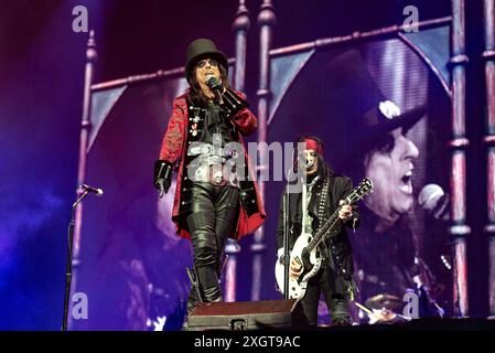 2024-06-08 Norje, Suède : le groupe Alice Cooper se produit au Sweden Rock Festival, Suède . (Photo de Lennart Håård | HaardRockPhotography) Banque D'Images