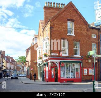 Bureau de poste de Bailgate. En fin d'après-midi. Lincoln, Lincolnshire, Royaume-Uni. Banque D'Images