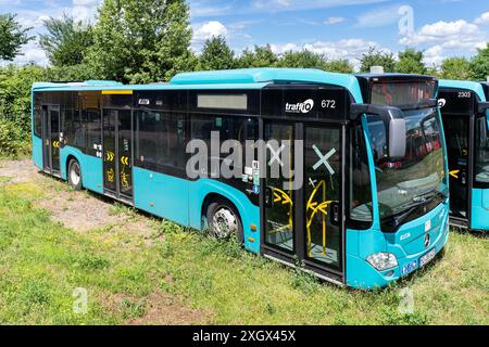 Stocké DB Regio traffiQ Mercedes-benz Citaro bus Banque D'Images