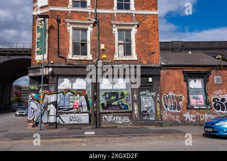 Scène urbaine à Digbeth, Birmingham, Royaume-Uni Banque D'Images