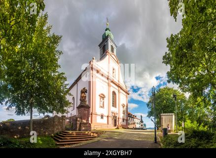 Église du monastère Frauenberg Fulda Rhön Hessen, Hesse Allemagne Banque D'Images