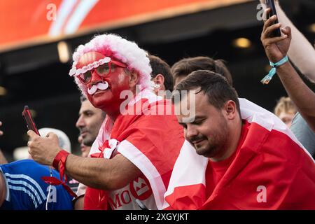 East Rutherford, États-Unis. 09 juillet 2024. Les fans assistent au match de demi-finale de la CONMEBOL Copa America 2024 entre l'Argentine et le Canada au MetLife Stadium à East Rutherford, NJ (photo de Lev Radin/Pacific Press) crédit : Pacific Press Media production Corp./Alamy Live News Banque D'Images