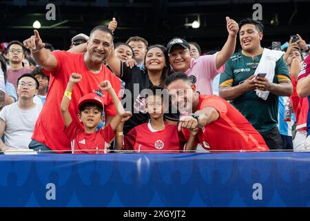 East Rutherford, États-Unis. 09 juillet 2024. Les fans assistent au match de demi-finale de la CONMEBOL Copa America 2024 entre l'Argentine et le Canada au MetLife Stadium à East Rutherford, NJ (photo de Lev Radin/Pacific Press) crédit : Pacific Press Media production Corp./Alamy Live News Banque D'Images