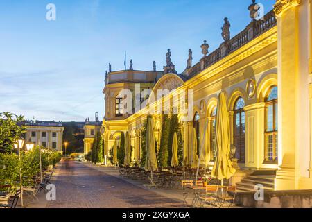 Orangerie est une orangerie, Karlsaue Park Kassel Nordhessen Hessen, Hesse Allemagne Banque D'Images