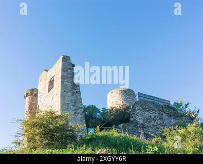 Desenberg montagne et château, paysage Warburger Börde Warburg Teutoburger Wald Nordrhein-Westfalen, Rhénanie du Nord Allemagne Banque D'Images