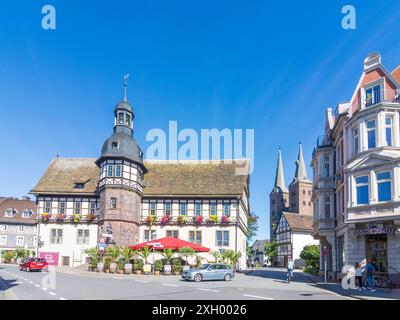 Mairie Höxter Teutoburger Wald Nordrhein-Westfalen, Rhénanie du Nord Allemagne Banque D'Images