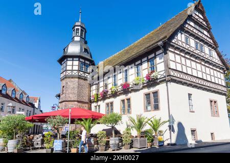 Mairie Höxter Teutoburger Wald Nordrhein-Westfalen, Rhénanie du Nord Allemagne Banque D'Images