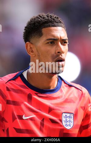 Dusseldorf, Allemagne. 10 juillet 2024. Jude Bellingham de l'Angleterre lors d'un quart de finale entre l'Angleterre et la Suisse au tournoi de football Euro 2024 à Dusseldorf - esprit Arena, Allemagne - vendredi 5 juillet 2024. Sport - Soccer . (Photo de Fabio Ferrari/LaPresse) crédit : LaPresse/Alamy Live News Banque D'Images