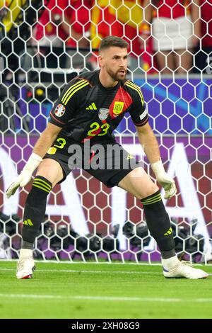 Munich, Allemagne. 09 juillet 2024. Le gardien de but espagnol Unai Simon lors du match de football Euro 2024 entre l'Espagne et la France au Munich Football Arena, Munich, Allemagne - mardi 09 juillet 2024. Sport - Soccer . (Photo de Spada/LaPresse) crédit : LaPresse/Alamy Live News Banque D'Images