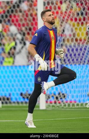 Munich, Allemagne. 09 juillet 2024. Le gardien de but espagnol Unai Simon lors du match de football Euro 2024 entre l'Espagne et la France au Munich Football Arena, Munich, Allemagne - mardi 09 juillet 2024. Sport - Soccer . (Photo de Spada/LaPresse) crédit : LaPresse/Alamy Live News Banque D'Images